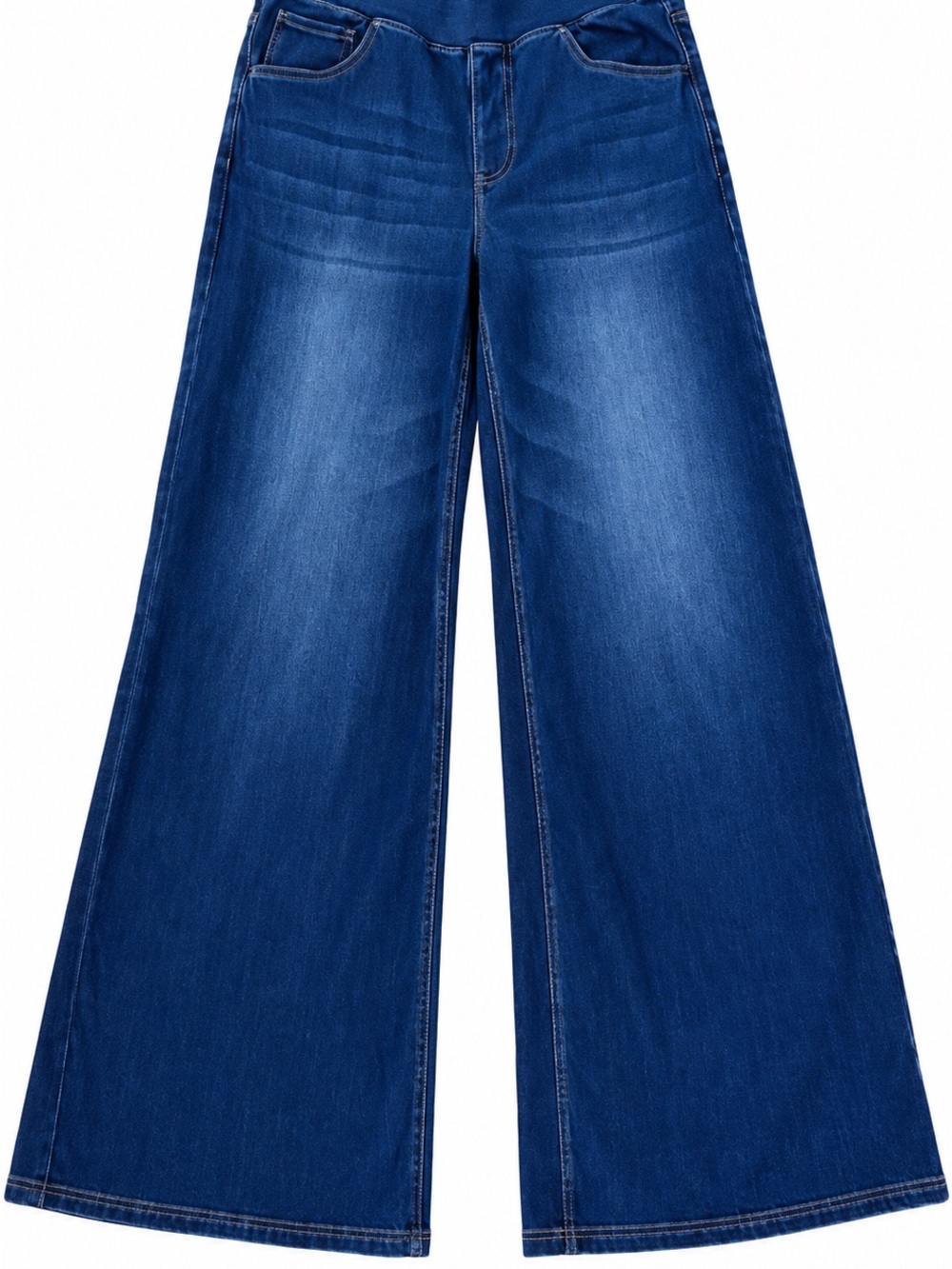 HALARA Flex High Waisted Deep Blue Wide-Leg Jeans Size Medium